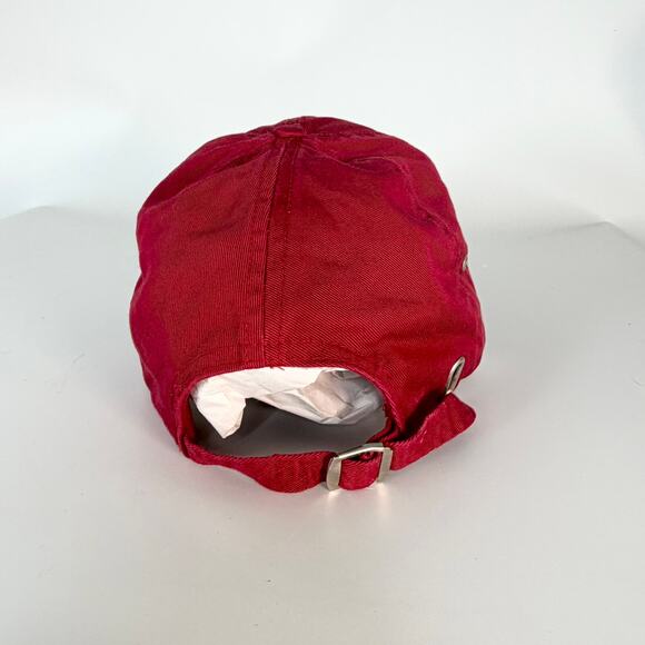 Mr. Augi's Sportswear Adjustable Strapback Hat Baseball Cap Unisex Red Navy Blue - Picture 6 of 9